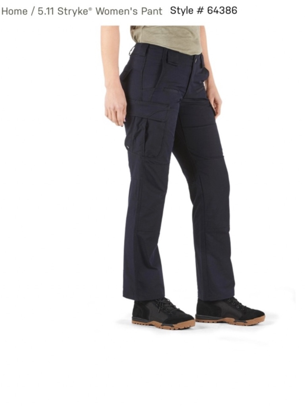 5.11 Stryke Women’s Tactical Cargo Pants - black size 10